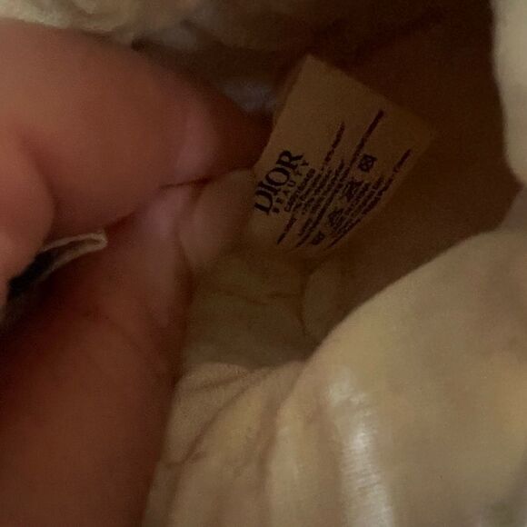 CHRISTIAN DIOR Novelty Straw Pouch Mini Bag - Picture 7 of 8